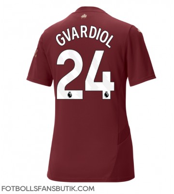 Manchester City Josko Gvardiol #24 Replika Tredje Tröja Damer 2024-25 Kortärmad
